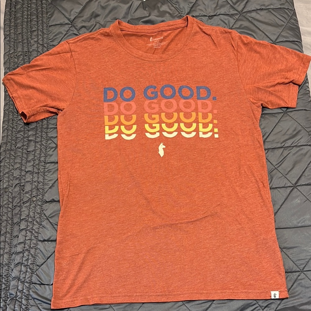 Cotopaxi Orange Short Sleeve Tee Do Good Design